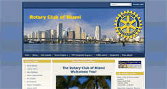 Desktop Screenshot of miamirotary.org