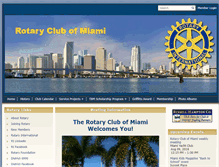 Tablet Screenshot of miamirotary.org